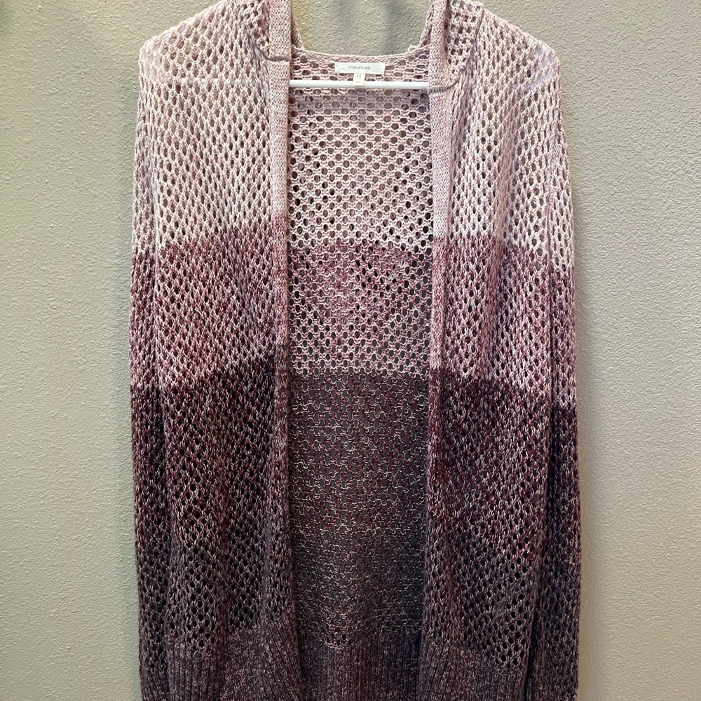 Cardigan shades of pink Maurice’s